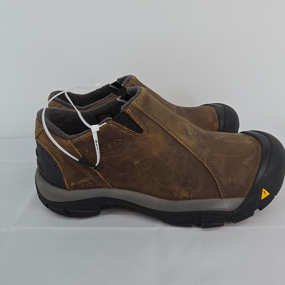 Keen Brixen Low Waterproof Insulated Slip On Shoes Brown Mens 8.5 1002269 NWOB